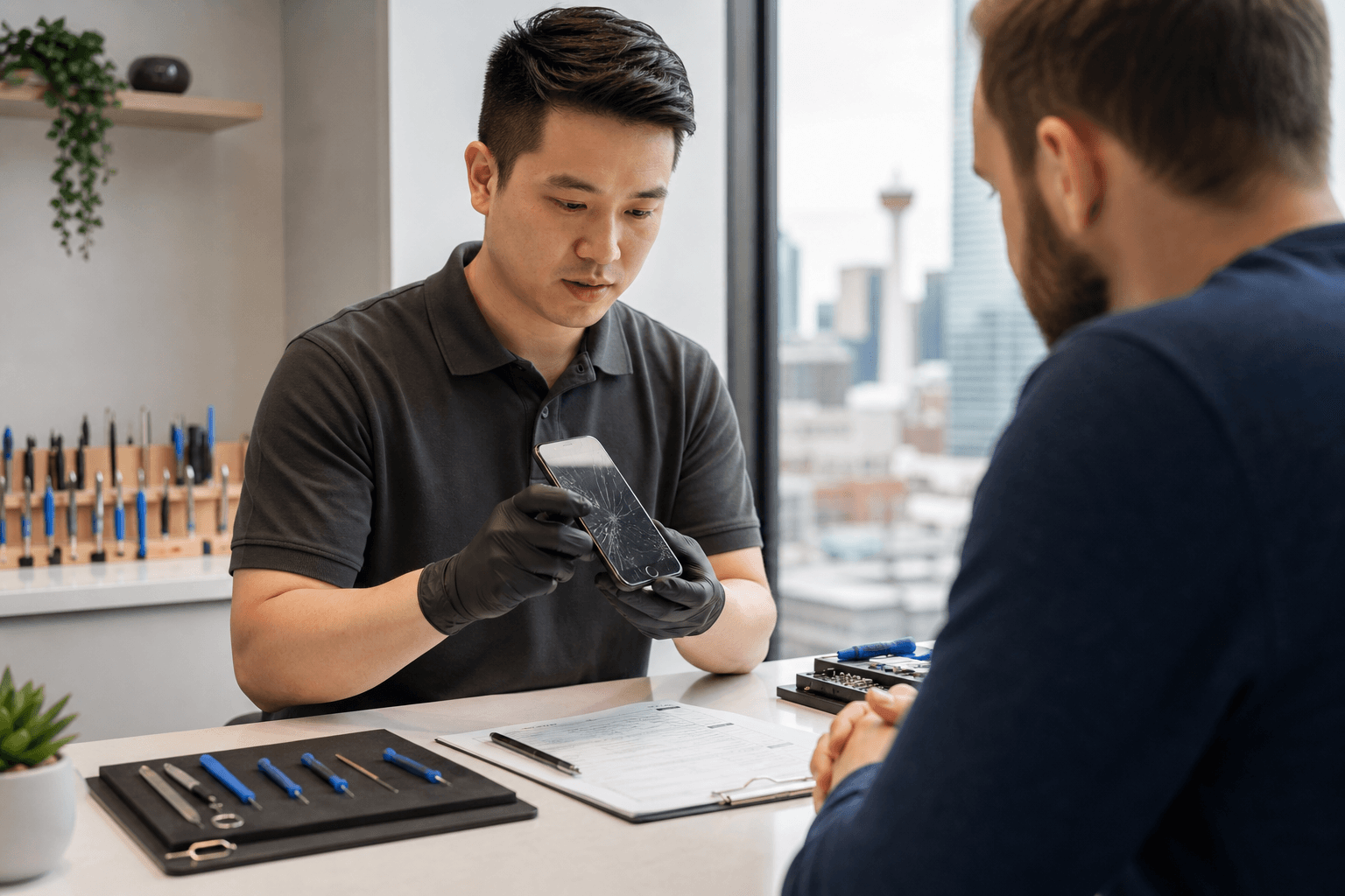 Cell Phone Screen Replacement Calgary: What to Confirm